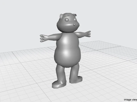 Cartoon Animal - Bear 3D Model