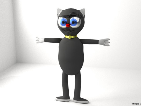 Cartoon Animal - Cat 3Dモデル