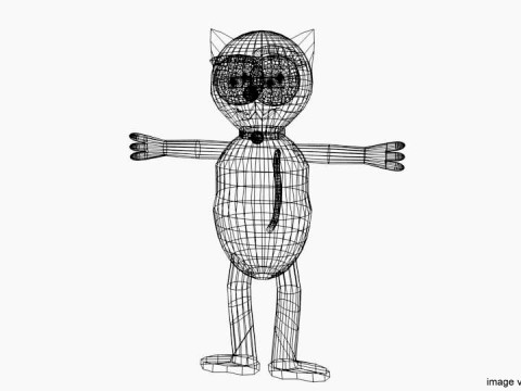 Cartoon Animal - Cat Modelo 3D