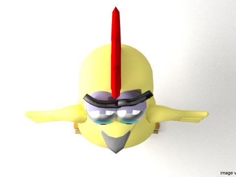 Cartoon Animal - Chicken 3D 모델
