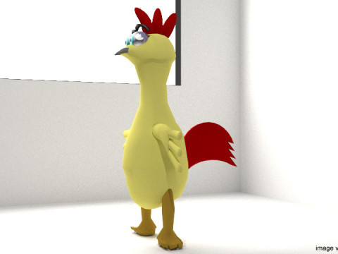 Cartoon Animal - Chicken 3D 모델