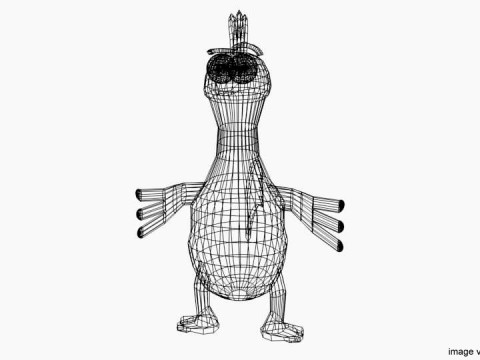 Cartoon Animal - Chicken 3D 모델