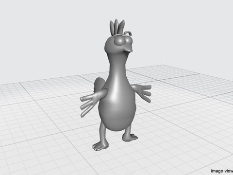 Cartoon Animal - Chicken 3D 모델