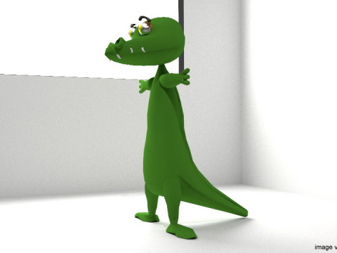 Cartoon Animal - Crocodile 3D 模型