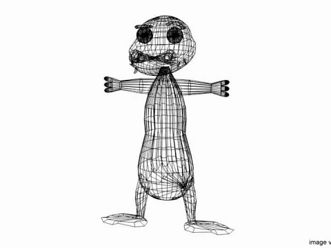 Cartoon Animal - Crocodile 3D Model