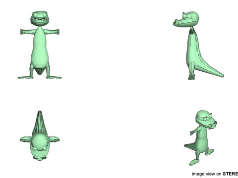 Cartoon Animal - Crocodile 3D 模型