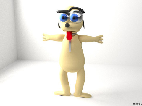 Cartoon Animal - Dog 3Dモデル