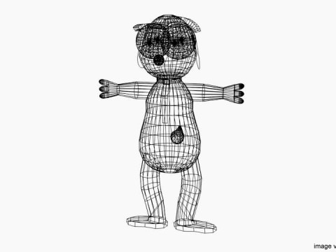 Cartoon Animal - Dog 3D Модель