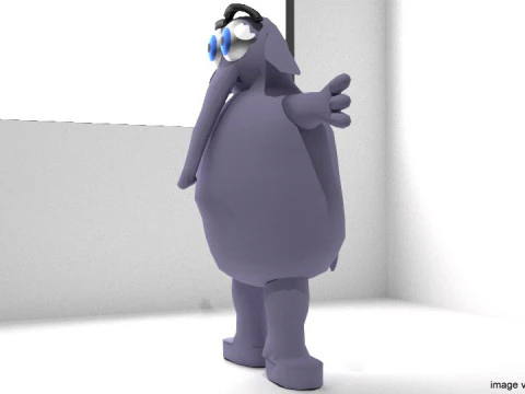 Cartoon Animal - Elephant 3D Model