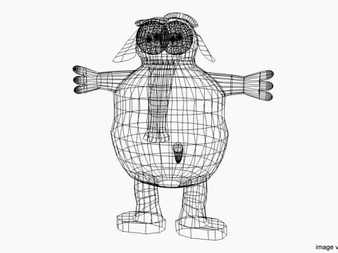 Cartoon Animal - Elephant 3D Model