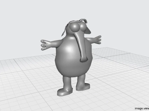 Cartoon Animal - Elephant 3D Model