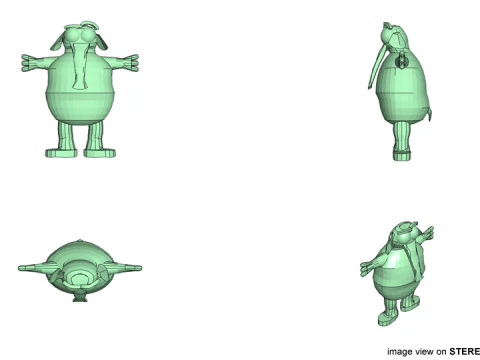 Cartoon Animal - Elephant 3D Model