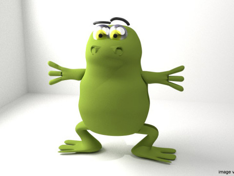 Cartoon Animal - Frog 3Dモデル