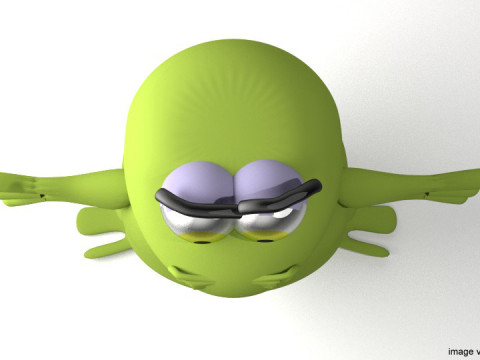 Cartoon Animal - Frog Model 3D
