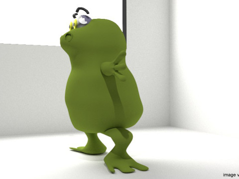 Cartoon Animal - Frog Model 3D
