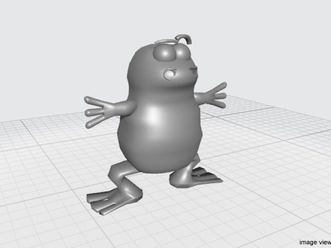 Cartoon Animal - Frog Model 3D