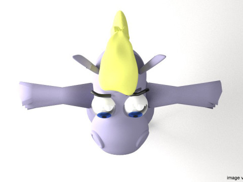 Cartoon Animal - Horse Modelo 3D