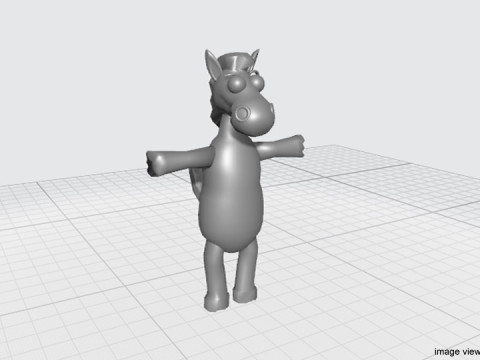 Cartoon Animal - Horse Modelo 3D
