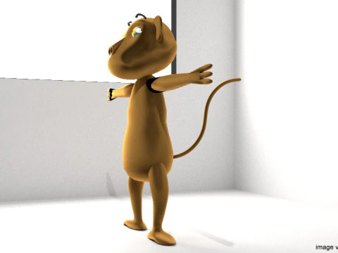 Cartoon Animal - Monkey 3D Model