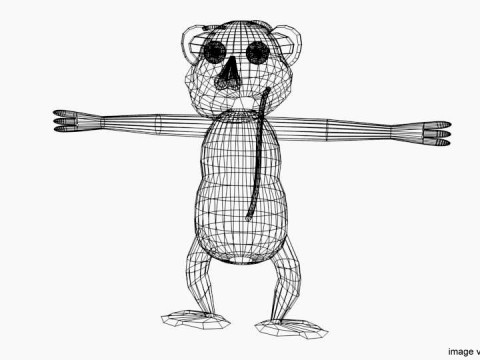 Cartoon Animal - Monkey Modelo 3D