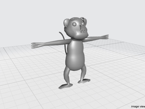 Cartoon Animal - Monkey Modelo 3D