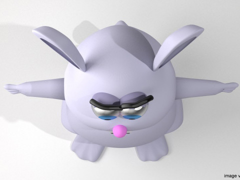 Cartoon Animal - Rabbit Model 3D