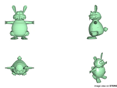 Cartoon Animal - Rabbit 3D Model