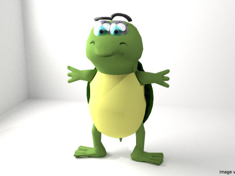 Cartoon Animal - Turtle 3Dモデル