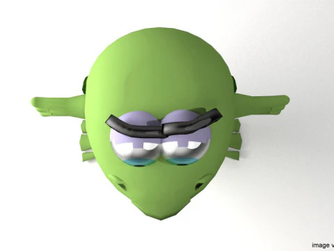 Cartoon Animal - Turtle 3D Model