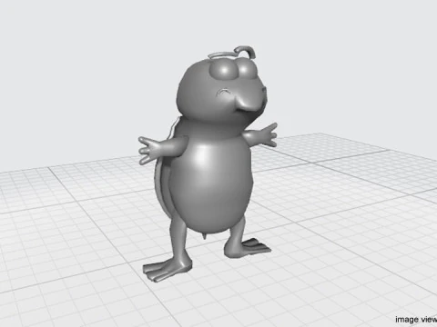 Cartoon Animal - Turtle 3D Model
