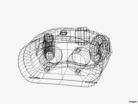 VR Headset - Type 1 3D Model