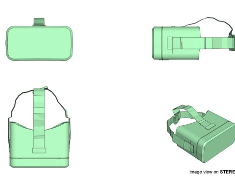 VR Headset - Type 2 3Dモデル