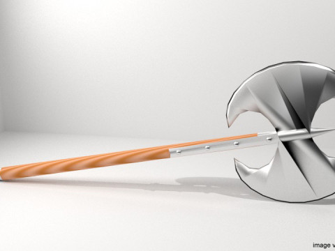 Battle Axe - Double Headed 3D Model