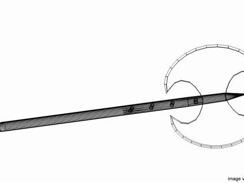 战斧 - 双头 3D 模型