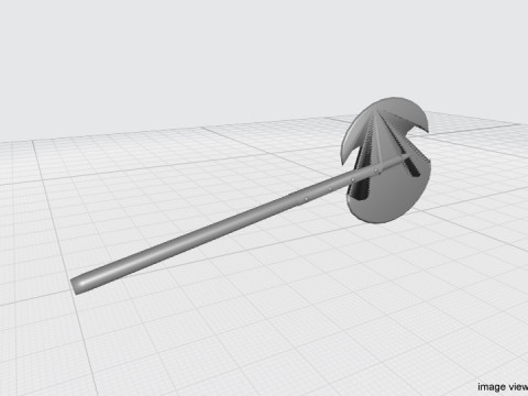 Battle Axe - Double Headed Modèle 3D