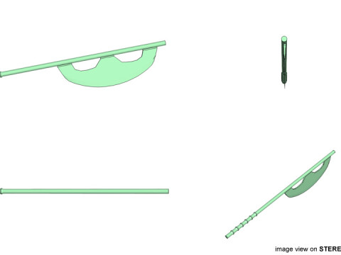 Battle Axe - Egyptian Model 3D