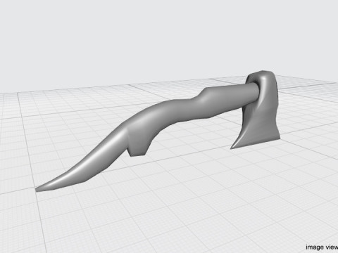 Battle Axe - Malay Shortaxe 3D 模型