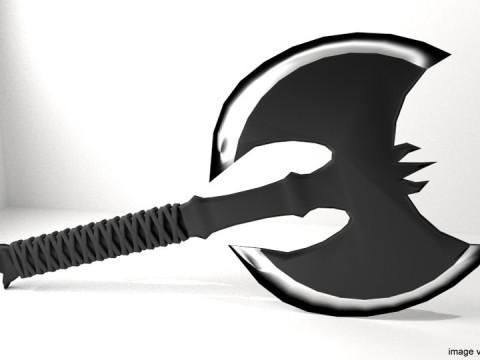 Battle Axe - Ninja Trowing Axe 3Dモデル