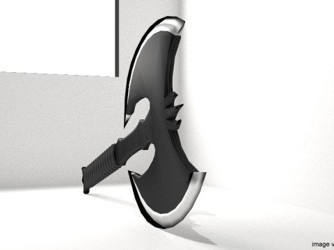 Battle Axe - Ninja Trowing Axe Model 3D