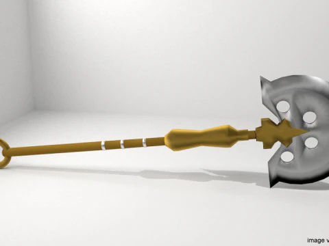 バトルアックス - サガリス 3Dモデル