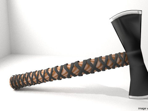 Battle Axe - Tomahawk Modelo 3D