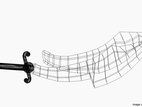 Sword - Fantasy Type 1 3D Model
