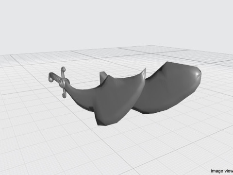 Sword - Fantasy Type 1 3D Model