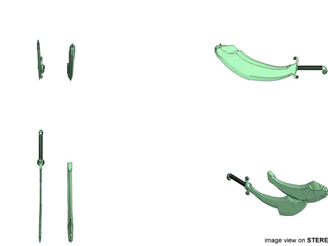Sword - Fantasy Type 1 3D Model