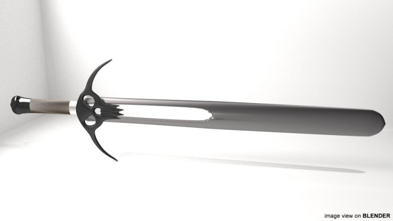 Sword - Fantasy Type 2 Modelo 3D .c4d .max .obj .3ds .fbx .stl .blend 