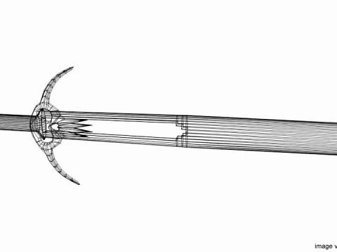 Kılı&ccedil; - Fantezi Tip 2 3D Model