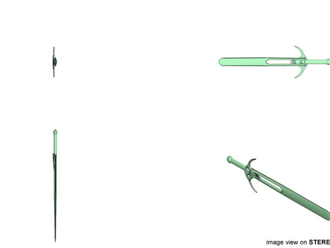 Kılı&ccedil; - Fantezi Tip 2 3D Model