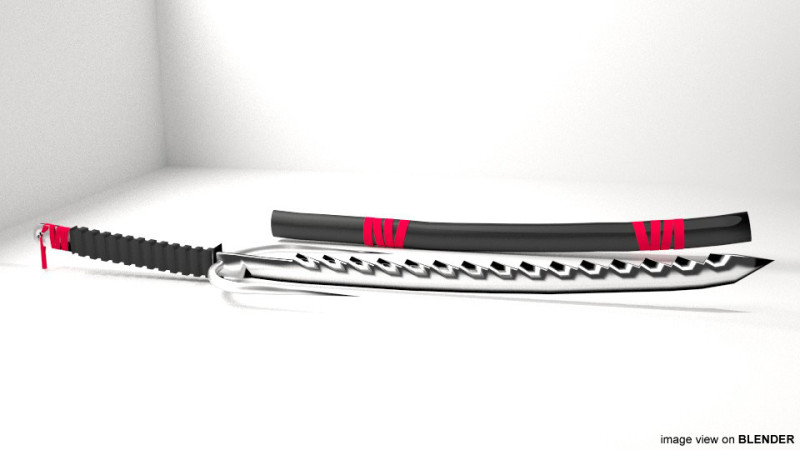 Sword - Fantasy Type 3 Modelo 3D .c4d .max .obj .3ds .fbx .stl .blend 