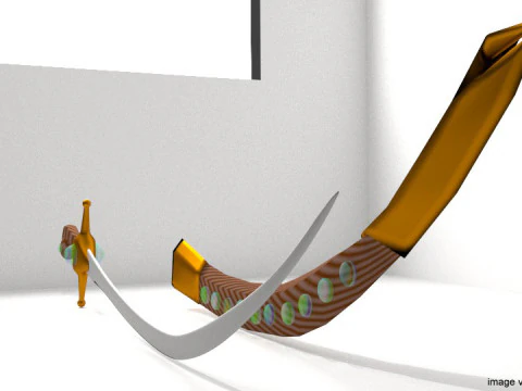 Sword - Arabic Saif 3D Model