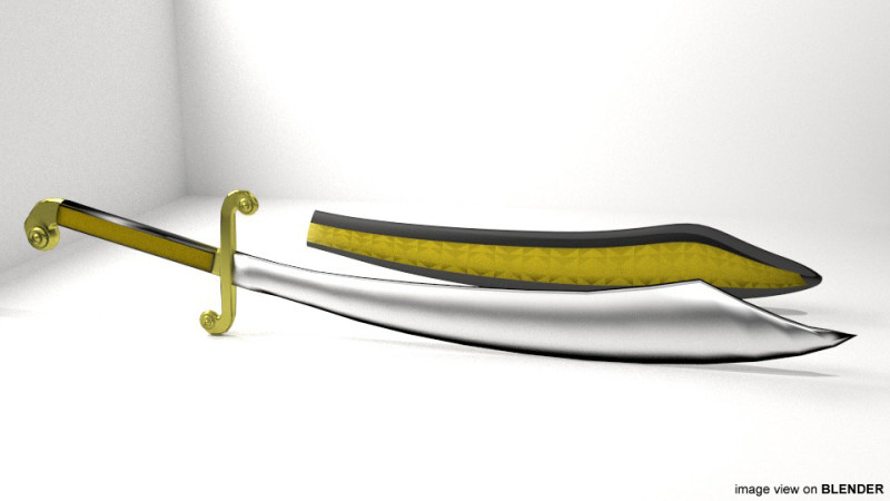 Sword - Dadao 3D मॉडल .c4d .max .obj .3ds .fbx .stl .blend 